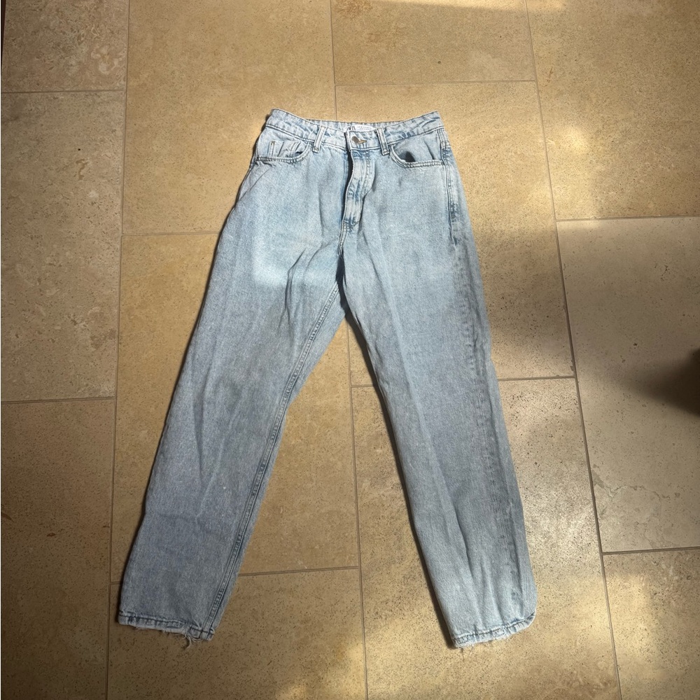 Zara Light Blue Denim Jeans